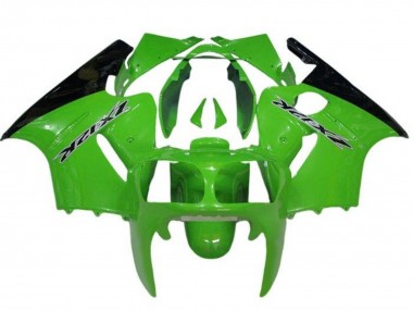 Purchase 2000-2001 Kawasaki ZX12R Motorcycle Fairings - Green Black Canada