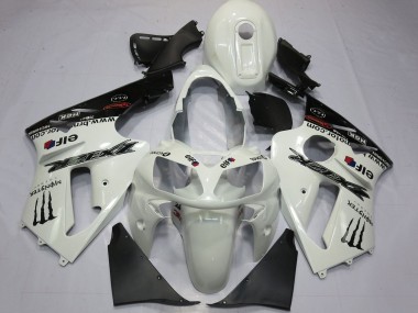 Purchase 2000-2001 Kawasaki ZX12R Motorcycle Fairings - Pearl White Black Elf Monster Energy Canada
