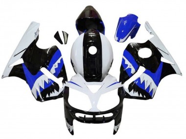 Purchase 2000-2001 Kawasaki ZX12R Motorcycle Fairings - White Black Blue Shark Canada