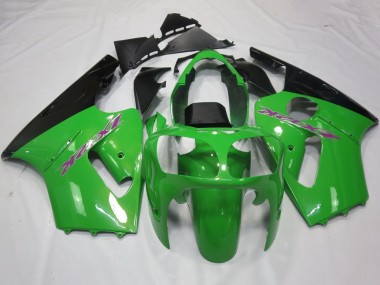 Purchase 2000-2001 Kawasaki ZX12R Motorcycle Fairings - Green Black Purple Canada