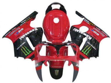 Purchase 2002-2006 Kawasaki ZX12R Motorcycle Fairings - Red Black Green Elf Monster Canada