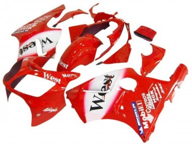 Purchase 2002-2006 Kawasaki ZX12R Motorcycle Fairings - Red White West Canada