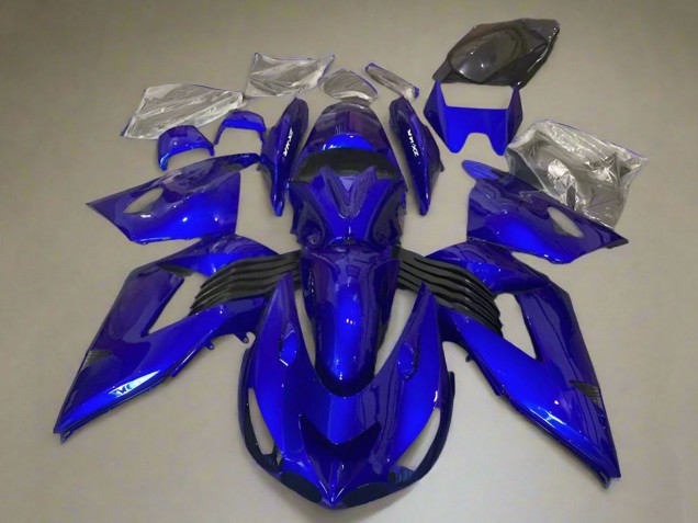 2006-2011 Kawasaki ZX14R ZZR1400 Motorcycle Fairing Kits - Blue Canada