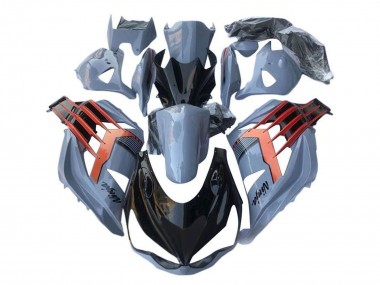 Purchase 2012-2024 Kawasaki ZX14R ZZR1400 Motorcycle Fairings - Light Blue Orange Black Canada