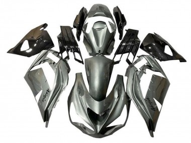 Purchase 2012-2024 Kawasaki ZX14R ZZR1400 Motorcycle Fairings - Metallic Silver Black Canada