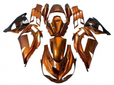 Purchase 2012-2024 Kawasaki ZX14R ZZR1400 Motorcycle Fairings - Rust Orange Flame Canada
