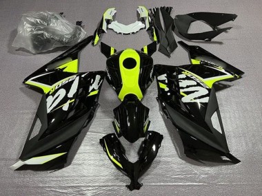 Purchase 2013-2024 Kawasaki EX300 Motorcycle Fairings - Glossy Black Neon Yellow White Canada