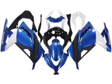Purchase 2013-2017 Kawasaki EX300 Motorcycle Fairings - White Blue Black Canada