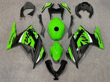 Purchase 2013-2024 Kawasaki EX300 Motorcycle Fairings - Green White Black Canada