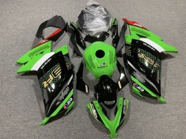 Purchase 2013-2024 Kawasaki EX300 Motorcycle Fairings - Green White Black Red Elf Canada