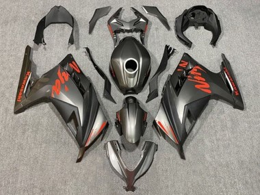 Purchase 2013-2024 Kawasaki EX300 Motorcycle Fairings - Matte Black Red Canada
