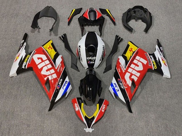 2013-2017 Kawasaki EX300 Motorcycle Fairings - White Red Yellow Blue Black Givi Canada