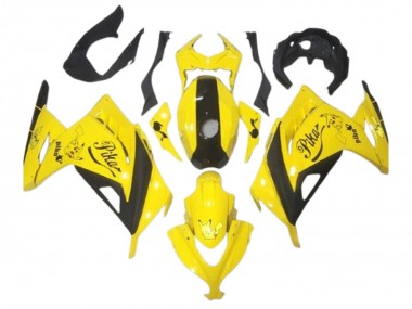 Purchase 2013-2017 Kawasaki EX300 Motorcycle Fairings - Yellow Black Pikachu Canada