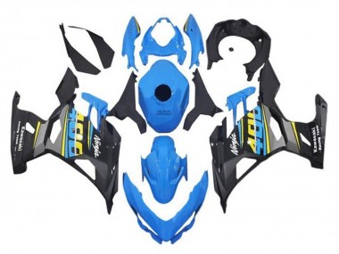 Purchase 2018-2024 Kawasaki Ninja 400 Motorcycle Fairings - Blue Black Yellow Grey Canada