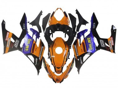 Purchase 2018-2024 Kawasaki Ninja 400 Motorcycle Fairings - Orange Black Blue Yellow OHLINS Canada
