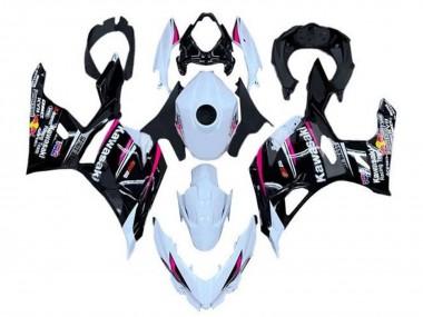 Purchase 2018-2024 Kawasaki Ninja 400 Motorcycle Fairings - White Pink Black Canada