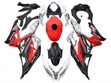 Purchase 2018-2024 Kawasaki Ninja 400 Motorcycle Fairings - White Red Black Canada