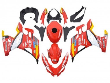 Purchase 2018-2024 Kawasaki Ninja 400 Motorcycle Fairings - Red White Yellow Black Trick Star Bridgestone Canada