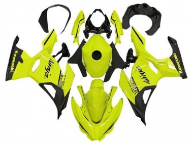 Purchase 2018-2024 Kawasaki Ninja 400 Motorcycle Fairings - Neon Yellow Black Canada