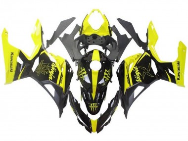 Purchase 2018-2024 Kawasaki Ninja 400 Motorcycle Fairings - Yellow Black Monster Canada