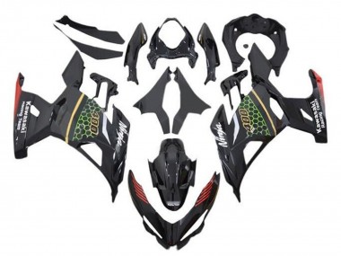 Purchase 2018-2024 Kawasaki Ninja 400 Motorcycle Fairings - Black Green Red Yellow Honeycomb Canada