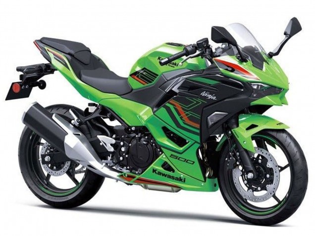 2024-2026 Kawasaki Ninja 500 EX500R Motorcycle Fairings - Green Black Red Canada