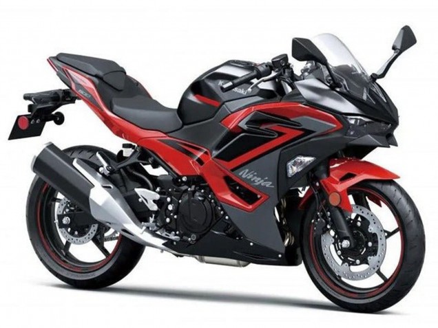 2024-2026 Kawasaki Ninja 500 EX500R Motorcycle Fairings - Black Red Grey Canada