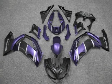Purchase 2012-2016 Kawasaki Ninja 650 EX650 Motorcycle Fairings - Purple Silver Matte Black Canada