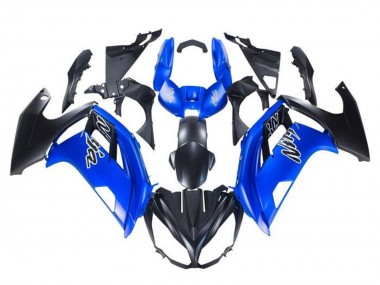 Purchase 2012-2016 Kawasaki Ninja 650 EX650 Motorcycle Fairings - Blue Matte Black Canada