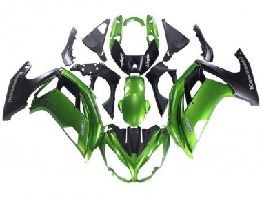 Purchase 2012-2016 Kawasaki Ninja 650 EX650 Motorcycle Fairing - Green Matte Black Canada