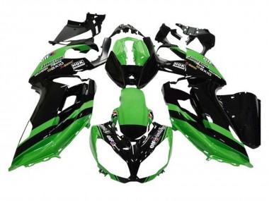 Purchase 2012-2016 Kawasaki Ninja 650 EX650 Motorcycle Fairings - Green Black Stripe Canada