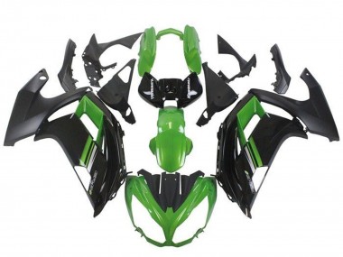 Purchase 2012-2014 Kawasaki Ninja ER6F Motorcycle Fairings - Green Black Canada