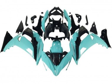 Purchase 2017-2019 Kawasaki Ninja 650 EX650 Motorcycle Fairings - Light Blue Black Canada