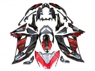 Purchase 2017-2019 Kawasaki Ninja 650 EX650 Motorcycle Fairings - Red Black Silver Canada