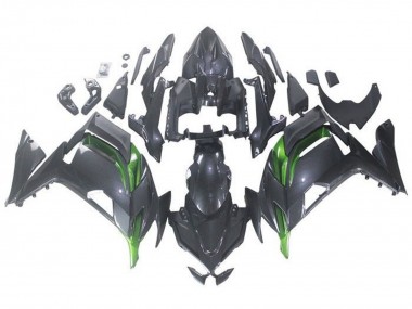 Purchase 2020-2025 Kawasaki Ninja 650 EX650 Motorcycle Fairings - Faux Carbon Fiber Green Canada