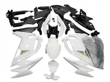Purchase 2020-2025 Kawasaki Ninja 650 EX650 Motorcycle Fairings - Glossy White Green Canada