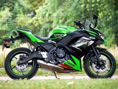 Purchase 2020-2025 Kawasaki Ninja 650 EX650 Motorcycle Fairings - Green Black Red Honeycomb Canada