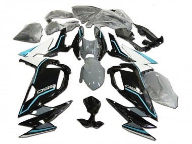 Purchase 2020-2025 Kawasaki Ninja 650 EX650 Motorcycle Fairings - White Blue Glossy Black Canada