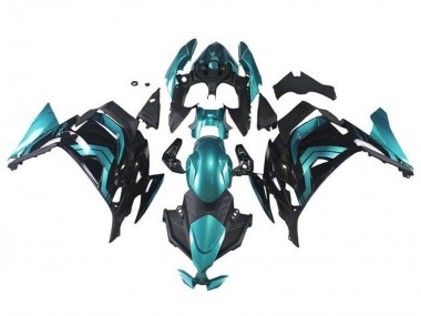 Purchase 2020-2025 Kawasaki Ninja 650 EX650 Motorcycle Fairings - Teal Blue Black Canada
