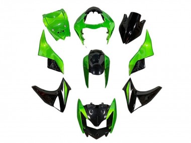 Purchase 2007-2009 Kawasaki Z1000 Motorcycle Fairings - Green Glossy Black Canada
