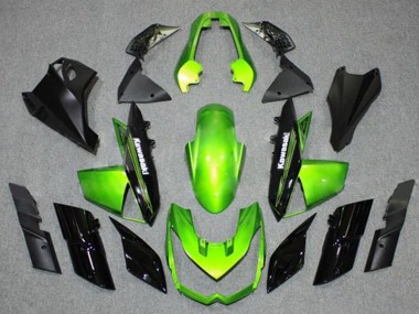 Purchase 2010-2013 Kawasaki Z1000 Motorcycle Fairings - Green Black Canada
