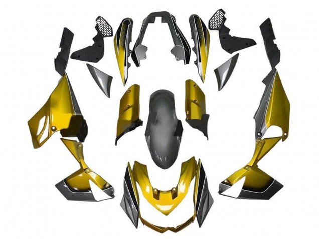 2010-2013 Kawasaki Z1000 Motorcycle Fairings - Gold Canada