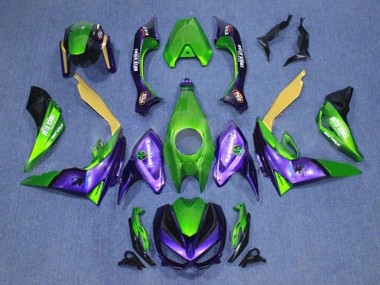 Purchase 2014-2019 Kawasaki Z1000 Motorcycle Fairings - Green Yellow Purple Black Canada