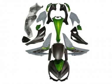 Purchase 2014-2019 Kawasaki Z1000 Motorcycle Fairings - Green Grey Matte Black Canada