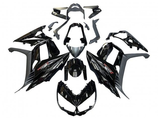 2010-2016 Kawasaki Z1000SX Motorcycle Fairings - Glossy Black Canada