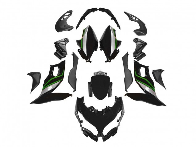 2015-2020 Kawasaki Versys 650 Motorcycle Fairings - Black Green Silver Canada