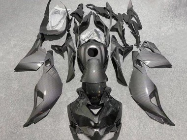 Purchase 2019-2025 Kawasaki ZX25R ZX-25R Motorcycle Fairings - Black Faux Carbon Fiber Canada