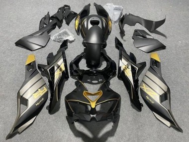 Purchase 2019-2025 Kawasaki ZX25R ZX-25R Motorcycle Fairings - Matte Black Grey Gold Glossy Black Canada