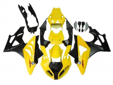 Purchase 2009-2014 BMW S1000RR Motorcycle Fairings - Yellow Matte Black Canada