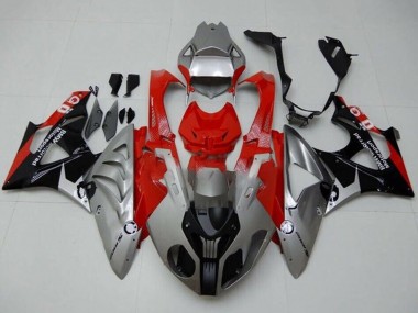 Purchase 2009-2014 BMW S1000RR Motorcycle Fairings - Silver Red Black Canada